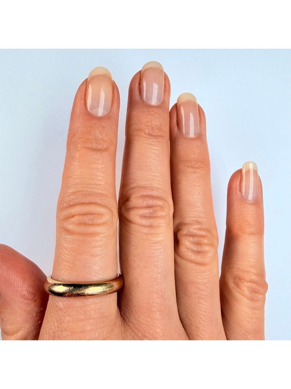 14K Solid Yellow Gold Frederick Goldman Classic Solid 4MM Band Vintage Ring SZ 9 - Picture 3 of 9